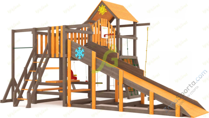 Всесезонная площадка IgraGrad С Мостик 1 SF2