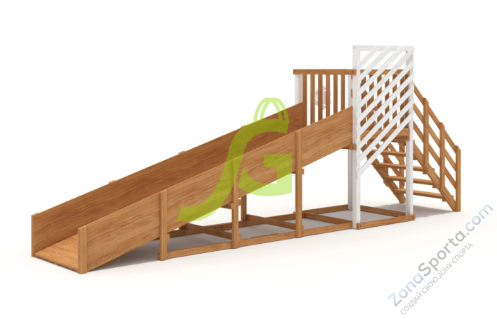 Зимняя горка IgraGrad Snow Fox скат 5 м мод.2